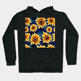 Sunflower  mural Art Hoodie